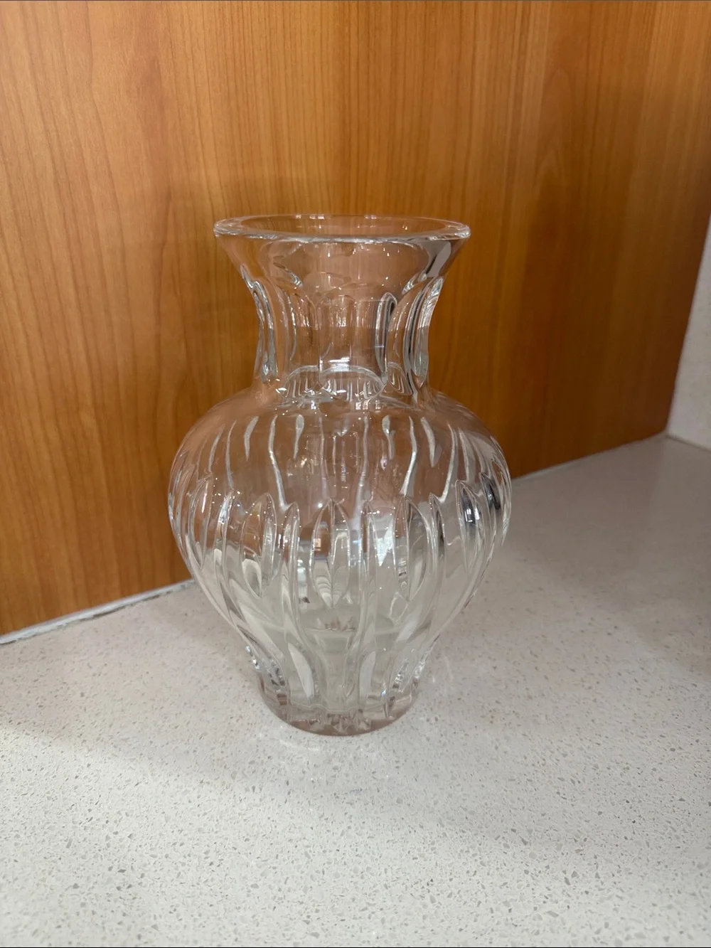 Clear Glass Decorative Vase - Home Accents
